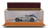 Ilario-model Mercedes benz 540k Sn154157 Sindelfingen Cabriolet A Open 1937 1:43 Stříbrná Modrá