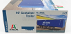 Italeri Accessories Trailer For Truck - Rimorchio Trasporto Container 1:24 /