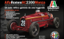 Italeri Alfa romeo F1  8c 2300 Monza N 28 Winner Monaco Gp 1932 Tazio Nuvolari 1:12 Red