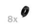 Italeri doplňky - TRUCK RUBBER TYRES (8x) (1:24)
