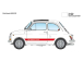 Italeri Fiat Abarth 695SS/Assetto Corsa (1:12)