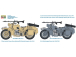 Italeri German Military Motorcycle with Sidecar (1:9)