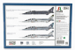 Italeri Jaguar T.2 R.a.f Trainer Military Airplane 1970 1:72 /