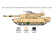 Italeri M1A2 Abrams s posádkou (1:35)