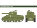 Italeri Wargames - M4 Sherman 75mm (1:56)