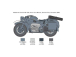 Italeri Zündapp KS 750 se sajdkárou (1:9)