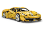 Italian super car - RC stavebnice z kostek