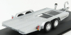 Ixo-models Accessories Carrello Trasporto Auto - Car Transporter Trailer Silver Wheels - Car Not Included 1:43 Stříbrná Černá