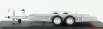 Ixo-models Accessories Carrello Trasporto Auto - Car Transporter Trailer Silver Wheels - Car Not Included 1:43 Stříbrná Černá