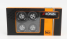 Ixo-models Accessories Kovový stojan se čtyřmi pneu Ronal 1:18, černá