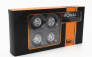 Ixo-models Accessories Kovový stojan se čtyřmi pneu Ronal 1:18, černá