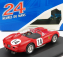 Ixo-models Ferrari 250 Tr Testarossa 3.0l V12 Team Scuderia Ferrari N 14 1:43, červená