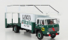Ixo-models Fiat 673 Truck Car Transporter Team Lancia Alitalia Rally 1976 1:43 Zelená Bílá