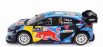 Ixo-models Ford england Puma Rally1 Team Red Bull Ford World Rally M-sport N 8 3rd Rally Central European 2023 Ott Tanak - Martin Jarveoja 1:18 Modrá Žlutá Červená