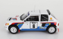 Ixo-models Peugeot 205 T16 N 6 Rally Montecarlo 1985 1:24, bílá