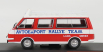 Ixo-models RAF 2203 Minibus Team Rally Lada Service Assistance 1984 1:43 Červená Bílá