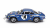 Ixo-models Renault Alpine A110 1800s N 18 Winner Rally Montecarlo 1973 1:43, modrá