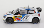 Ixo-models Volkswagen Polo R Wrc Red Bull N 2 Rally Catalunya 2014 1:24, bílá