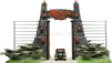 Jada Accessories Diorama - Set Jurský park 1:87