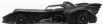 Jada Batman Batmobile Movie 1989 With Batman Figure 1:24 Matt Black