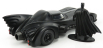 Jada Batman Batmobile Movie 1989 With Batman Figure 1:32 Matt Black