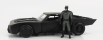 Jada Batman Batmobile With Figure 2022 - The Batman Movie 1:24 Matt Black