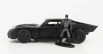 Jada Batman Batmobile With Figure 2022 - The Batman Movie 1:32 Matt Black