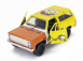 Jada Chevrolet Blazer K5 With Squarepants Spongebob Figure 1980 1:32 Žlutě Hnědá
