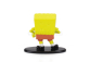 Jada Chevrolet Blazer K5 With Squarepants Spongebob Figure 1980 1:32 Žlutě Hnědá