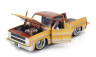 Jada Chevrolet C-10 Pick-up Custom 1985 1:24 2 Tóny Krémově Hnědé