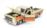 Jada Chevrolet C-10 Pick-up Custom 1985 1:24 Krémově Hnědá Oranžová