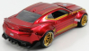 Jada Chevrolet Camaro Coupe With Iron Man Figure 2016 1:24 Červené Zlato