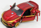 Jada Chevrolet Camaro Coupe With Iron Man Figure 2016 1:24 Červené Zlato