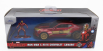 Jada Chevrolet Camaro Coupe With Iron Man Figure 2016 1:32 Červené Zlato