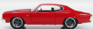 Jada Chevrolet Dom's Chevy Chevelle 454ss 1970 - Rychle a zběsile 1:24, červená
