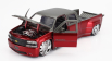 Jada Chevrolet Silverado Pick-up Dually 1999 1:24 Červená Stříbrná