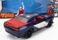 Jada Dodge Challenger Srt8 With Thor Figure 2015 1:24 Modrá Stříbrná
