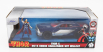 Jada Dodge Challenger Srt8 With Thor Figure 2015 1:24 Modrá Stříbrná