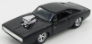 Jada Dodge Dom's Dodge Charger R/t 1970 - Fast & Furious 7 1:32 Black
