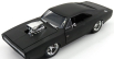 Jada Dodge Set 4x Dom's Dodge Charger R/t 1970 - Fast & Furious 7 1:24 Matt Black