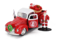 Jada Ford usa Set Holiday Rides 2022 - Pick-up 1941 With Chevrolet Bel Air 1957 With Santa Claus (babbo Natale) & Mrs. Santa Claus Figures 1:32 Červená Met Bílá