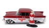 Jada Ford usa Set Holiday Rides 2022 - Pick-up 1941 With Chevrolet Bel Air 1957 With Santa Claus (babbo Natale) & Mrs. Santa Claus Figures 1:32 Červená Met Bílá