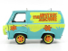Jada Hanna barbera Scooby-doo The Mystery Van Machine With Shaggy And Scooby-doo Figures 1:24 Světle Modrá Žlutá