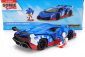 Jada Lamborghini Veneno N 91 With The Hedgehog Sonic Figure 2013 1:24 Modrá Červená