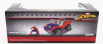 Jada Mayers manx Buggy With Spiderman Figure Marvel 1964 1:24 Modrá Červená