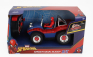 Jada Mayers manx Buggy With Spiderman Figure Marvel 1964 1:24 Modrá Červená