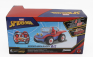 Jada Mayers manx Buggy With Spiderman Figure Marvel 1964 1:24 Modrá Červená