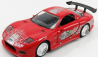Jada Mazda Dom's Rx-7 2001 - Toretto - Fast & Furious 8 2017 1:32 Červená Stříbrná