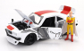 Jada Mazda Rx-3 With One Punch Saitama Figure 1974 1:24 Bílá Červená Žlutá