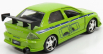 Jada Mitsubishi Brian's Lancer Evolution Vii 2002 - Brian O'conner - Fast & Furious Ii (2003) 1:32 Zelená